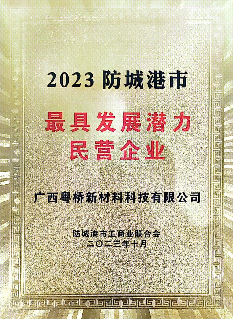 2023防城港最具发展潜力企业